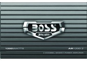 Boss Armor 1200 Watts, 2-Channel Amplifier (AVA-AR1200.2)