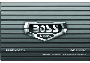 Boss Armor 1500 Watts, Monoblock Amplifier (AVA-AR1500M)