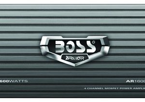Boss Armor 1600 Watts, 4-Channel Amplifier (AVA-AR1600.4)