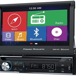 Power Acoustik Din 7 Flip GPS BT Mobile 8 Receiver (OW-PDN-726B)