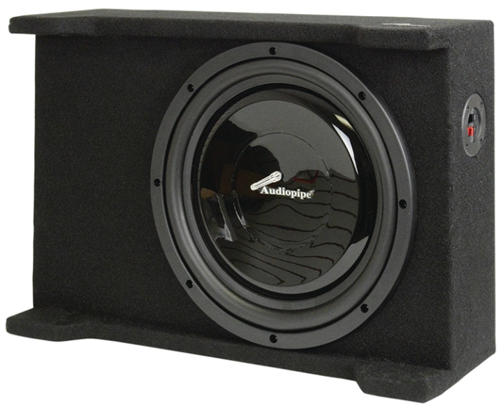 AudioPipe 12in Shallow Mount Down Firing Sealed Bass Enclosure (APSB12BDF)