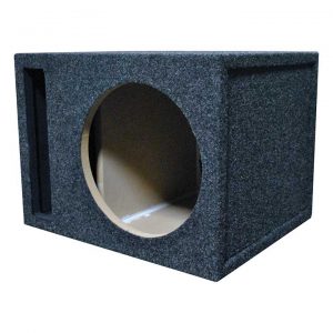 EMPTY WOOFER ENCLOSURE OBCON SINGLE 12" SLOT VENTED;MDF 318.12
