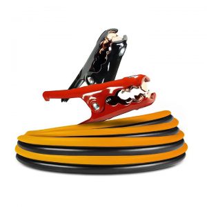 Schumacher Die Hard 6 AWG 16ft. Black/Orange Booster Cable Set 71303