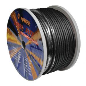 POWER WIRE 8GA. 250' BLACK QPOWER 8G250BK