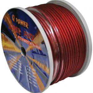 POWER WIRE 8GA. 250' RED QPOWER 8G250RD