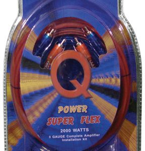 Qpower 8 Gauge Amp Kit Super Flex 8GAMPKITSFLEX