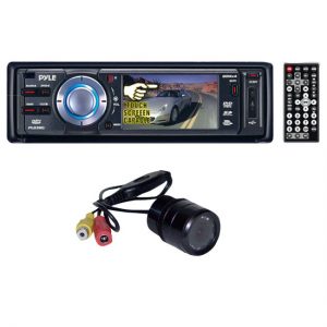 3'' TFT Touch Screen DVD/VCD/MP3/MPEG4/CDR/USB Player & AM/FM Receiver + Flush Mount Rear View Camera w/ 0 Lux Night Vision (KTGSCR104)