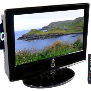12 Volt RV/Car/Truck/Boat Plug-in 15.6'' Hi-Definition LCD TV w/Built-in DVD Player (RBKTH12V15D)