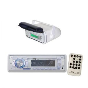 NEW Pyle Marine AM/FM USB/SD iPod AUX Receiver Stereo + Water Resistant Housing (KTMRGS15)