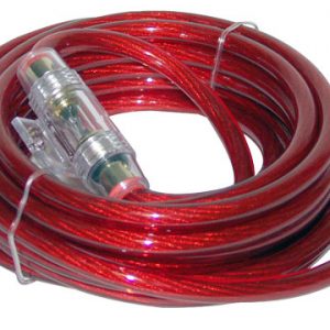 Contaq 4 Gauge 20' Power Cable & In-Line Fuse Kit (LQ44)