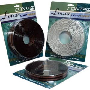 Contaq 25ft Clear Bronze 11 Gauge Flat Speaker Cable (LQFC1125B)