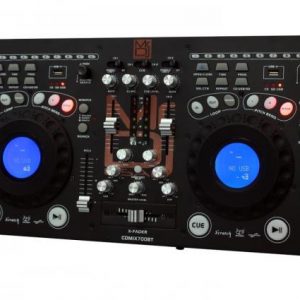 CDMIX CDMIX700BT Professional Dual CD Mixer with USB/SD Card and Bluetooth Technology (MRCDMIX700BT)