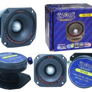 3.5-Inch Titanium Bullet High Compression Tweeter with 10 Oz Ferrite Magnet (MRPBT35B)