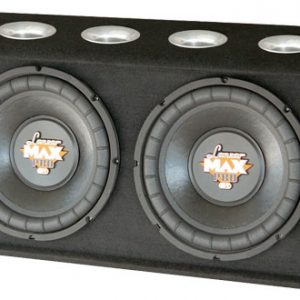 Max Pro Dual 12'' 2400 Watt  High Power Ported Subwoofer Enclosure (MXBB122)