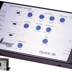 Optidrive 2 Way Electronic Crossover Network w/Remote Bass Boost Level Control (OPTIX2B)