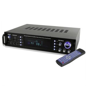 Bluetooth Hybrid Pre-Amplifier, Home Theater Stereo Amp Receiver, USB/SD/MP3/AUX/AM/FM, 2000 Watt (P2203ABTU)