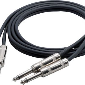 Premium Quality 6 Ft Dual 1/4'' Male To 1/4'' Male Jack (PCBL2F6)