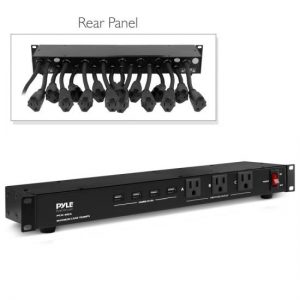 Power Supply Surge Protector - Rack Mount Power Conditioner Strip with (4) USB Charge Ports (PCO865)