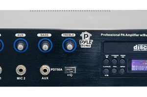 Professional PA Amplifier w/Bulit In DVD/CD/MP3/USB/70v output (PD750A)