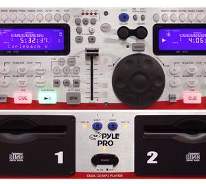 Professional Dual MP3 CD Player with SD Card Slots (RBPDCD6000MP)