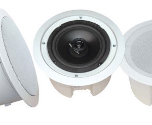 In-Wall / In-Ceiling 8'' Dual Enclosed Speaker System, Directable Tweeter, Flush Mount, 250 Watt (PDPC82)