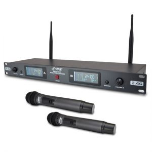 Professional Rack Mount Dual 2.4G  Wireless Handheld Microphone System (PDWM3800)