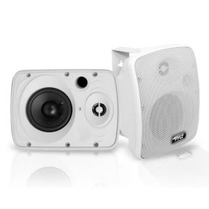 Waterproof & Bluetooth 5.25'' Indoor / Outdoor Speaker System, 600 Watt, White (PDWR54BTW)