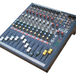 8 Channel Mixer With RCA/XLR/8 TRS Line Inputs, LED Indicators, 3 Band EQ (RBPEMP8)