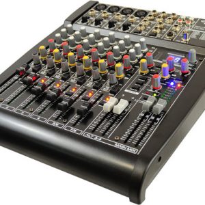 Studio Grade 24 Bit 12 Channel Stereo Mixer w/Built-In FX Processor/Digital Effects (PEXM1204)