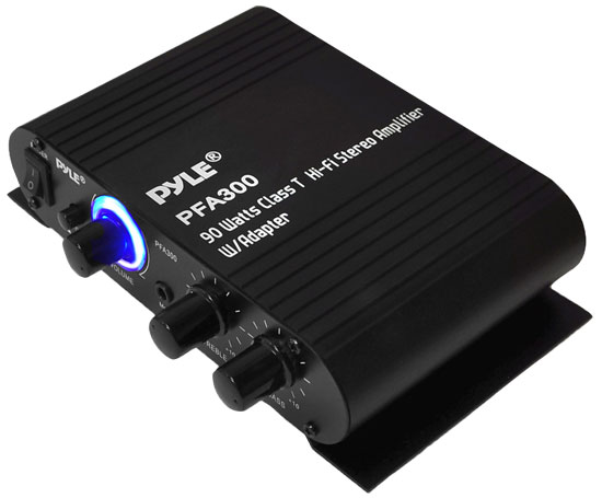 90 Watt Class-T Hi-Fi Stereo Amplifier with AC Adapter Included (PFA300)