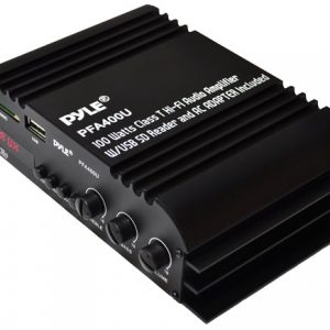 100 Watt Class-T Hi-Fi Audio Amplifier with USB Flash and SD Memory Card Readers - AC Adapter Included (PFA400U)