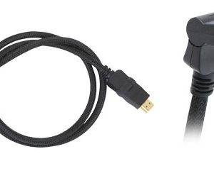 12ft Horizontal Swivel High Definition HDMI Cable w/ Heavy-Duty Fiber Shielding (PHDMRT12)