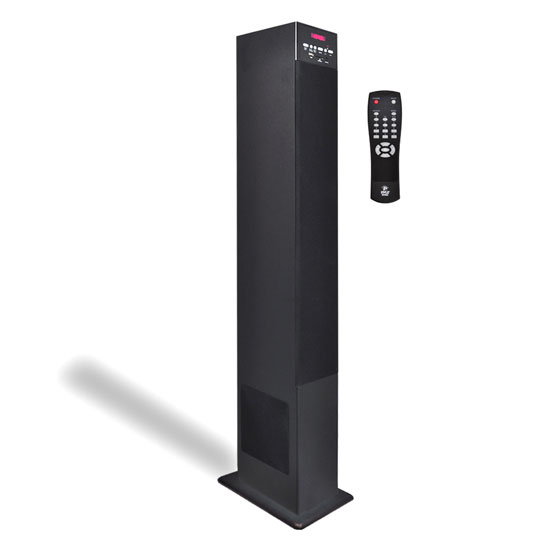 2.1 Channel Bluetooth Tower Speaker System with USB/SD Card Readers, MP3/AUX Input & FM Radio (RBPHIBT85BK)