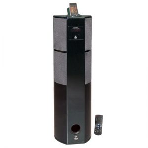 600 Watt Digital 2.1 Channel Home Theater Tower w/ iPod & iPhone Docking Station - Piano Wood Finish (RBPHST92IBGL)