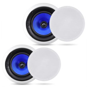 In-Wall / In-Ceiling High Performance Dual 6.5'' Speaker System, 250 Watt, Two-Way, Adjustable Treble Control (PIC6E)