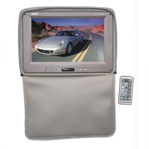 Adjustable Headrests w/ Built-In 11'' TFT/LCD Monitor W/IR Transmitter & Cover (Tan) (RBPL1101HRTN)