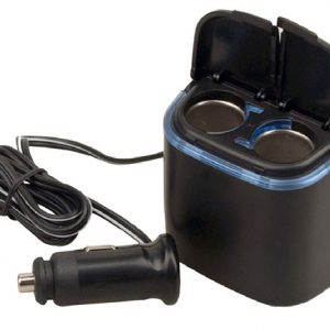 Plug In Car 1 TO 2 Cigarette Lighter Multiplier (PL12V2CP)