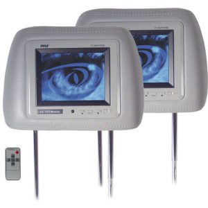 Headrest Pair with Built-in 5.6'' TFT-LCD Monitors (Grey) (RBPL56PHRG)