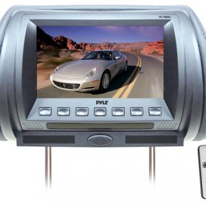 Adjustable Hideaway Headrest 7'' TFT Video Monitor (Grey) (RBPL70HRG)