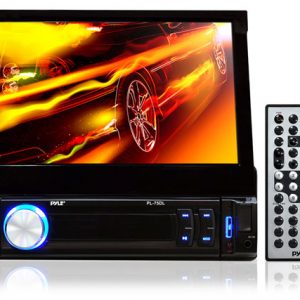 7'' Touch Screen Retractable Monitor Receiver w/ iPod/MP3 Input, USB/SD Readers & AM/FM Radio (RBPL75DL)