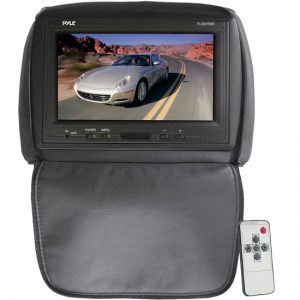 Adjustable Headrest/ Built-In 9'' TFT-LCD Monitor with IR Transmitter (Black Color) (RBPL90HRBK)