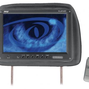 Pair of Black Headrest w/Built-in 9" TFT-LCD Monitors (RBPL9PHRB)