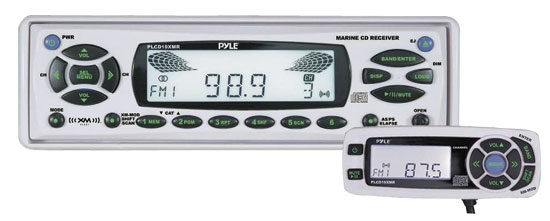 AM/FM-MPX In-Dash Marine CD Player w/XM Ready Tuner & Wired Remote (RBPLCD19XMR)