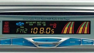 AM/FM-MPX 2 Band Radio CD Player w/Detachable Face (RBPLCD25)