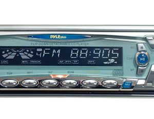 AM/FM-MPX Digital Tuning Radio CD Player w/Flip Down Detachable Face (RBPLCD34)