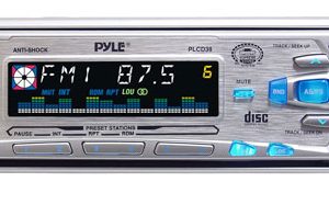 AM/FM-MPX Radio CD/CDR/CDR-W Player w/Flip-Down Detachable Face (RBPLCD38)