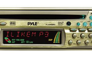 AM/FM-MPX Radio CD/MP3 Player w/Die-Cast Aluminum Detachable Face (RBPLCD45MP)