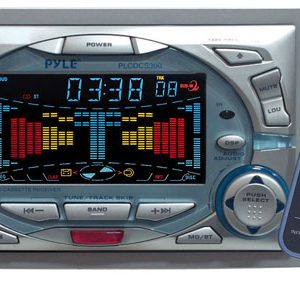 Double Din AM/FM Cassette & CD Player w/Motorized Slide Down Face w/MP3 Player (RBPLCDCS3300MP)