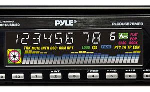 AM/FM-MPX CD/MP3 Player w/USB/SD Input & Motorized Slide Down Detachable Face (RBPLCDUSB78MP3)