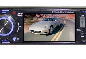 3.8'' TFT 16:9 Wide Screen LCD Monitor w/ DVD/VCD/CD MP4/MP3 Player & AM/FM Tuner & USB/SD Port (RBPLD35MU)